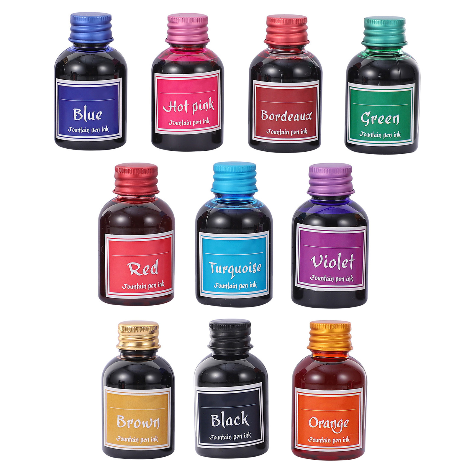Calligraphy Ink Bottle - 10 Bottles Calligraphy Supplies Guache Ink