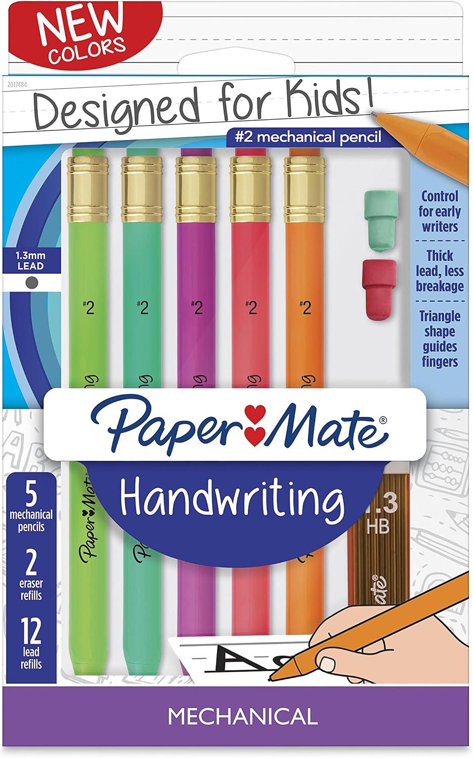 Mechanical Pencil Lead - Triangular Mechanical Pencil Set for Kids,
