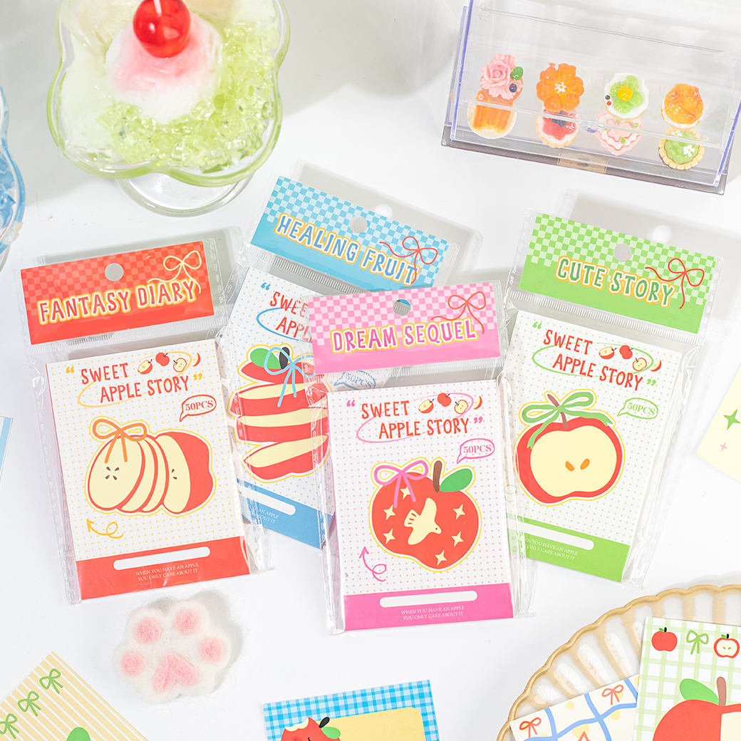 Cardstock Paper Pack - Fruit Series Scrapbook Paper, 50 Sheets