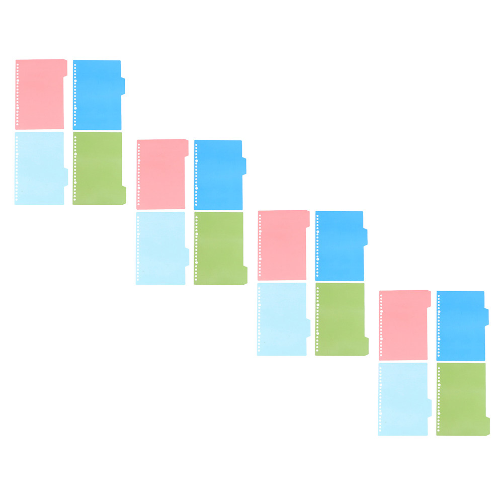 Index Tab Divider - 12Sets Colorful Index Dividers Writable Tabs