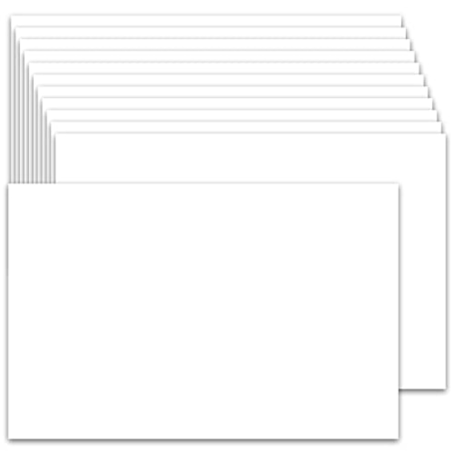 Cardstock Paper Pack - 100 Pack 4x6 Cardstock Paper, 80lb