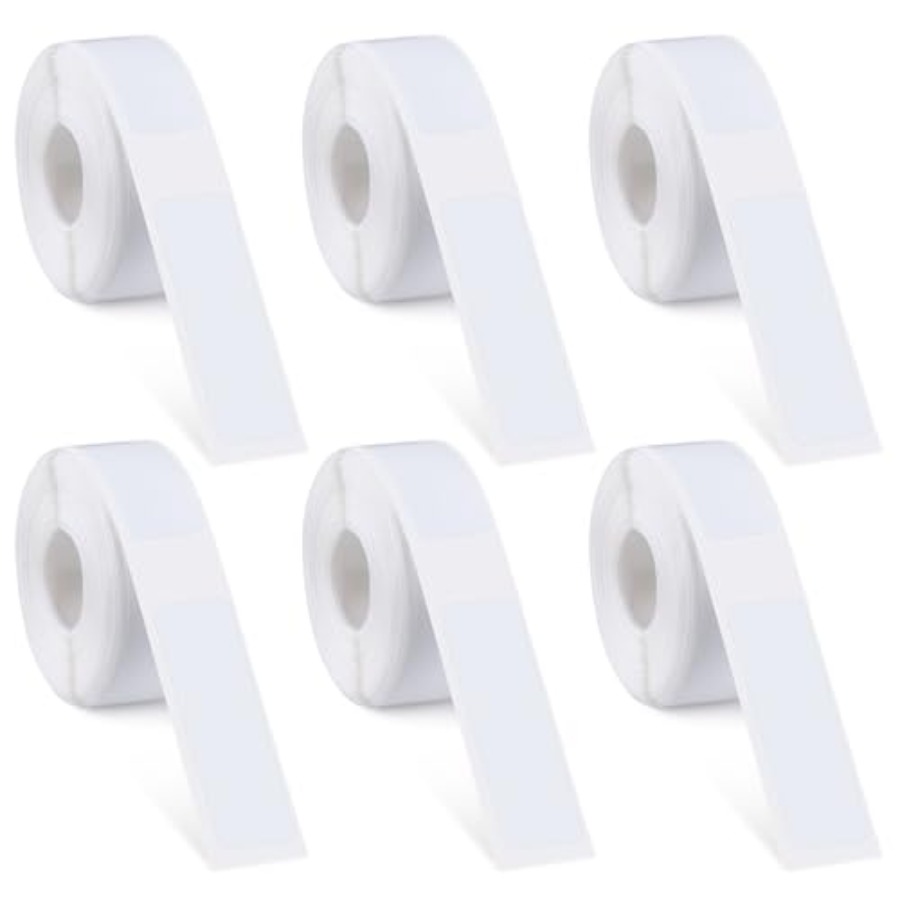 Label Printer Tape - 6 Rolls Label Maker Tapes for