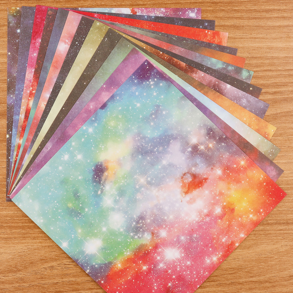 Cardstock Paper Pack - 12 Sheets Background Scrapbooking Paper Pad
