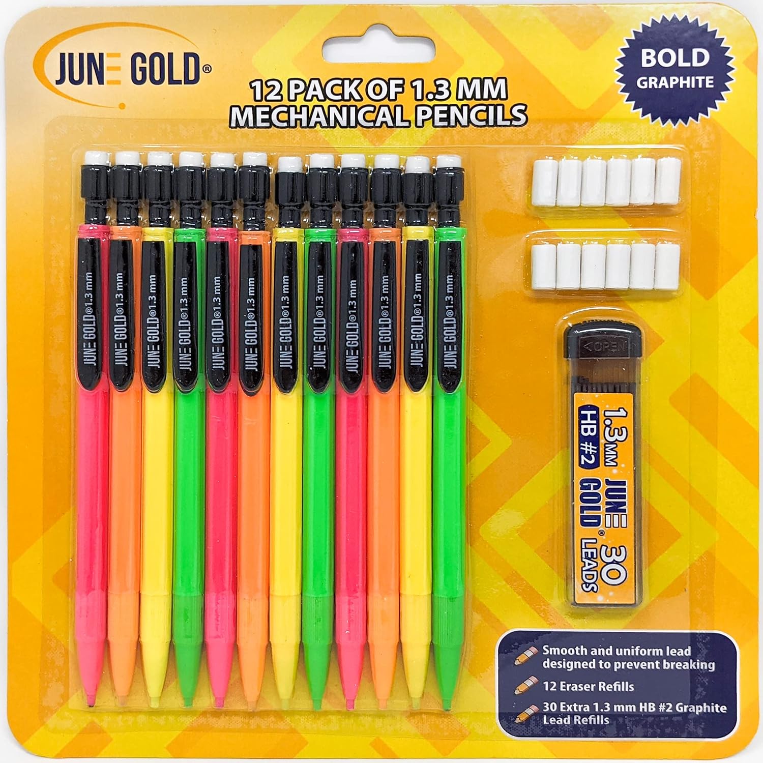 Mechanical Pencil Lead - 12 Mechanical Pencils 1.3mm HB #2