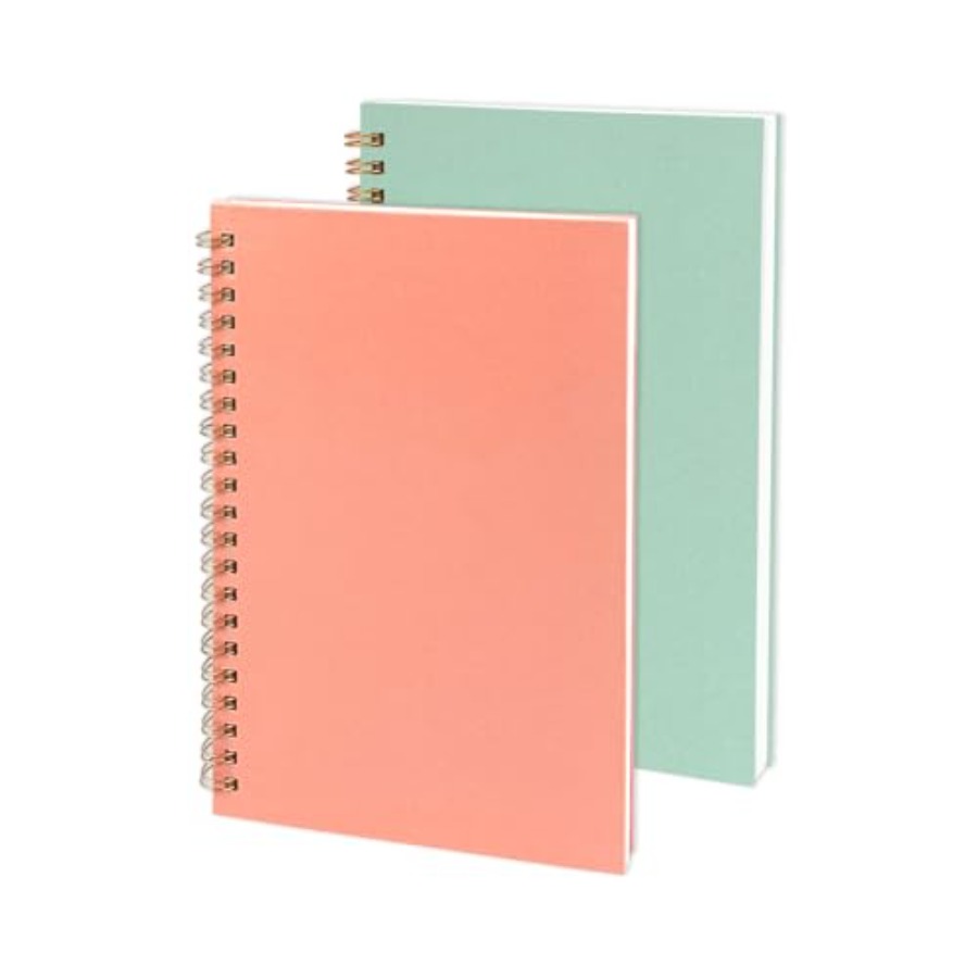 Cardstock Paper Pack - Sketch Coil Notebooks, 2-Pack Pink and