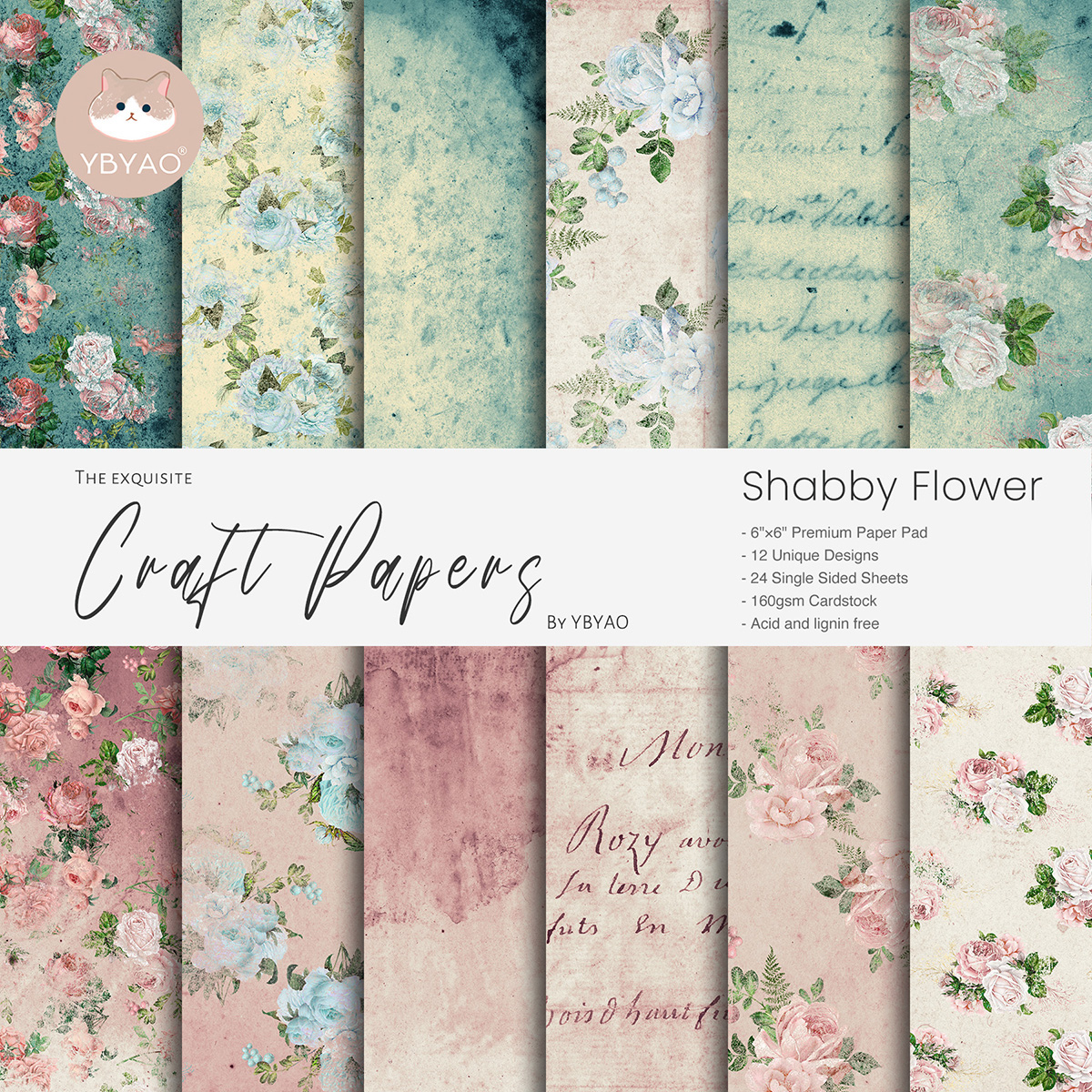 Cardstock Paper Pack - 24 Sheet 6