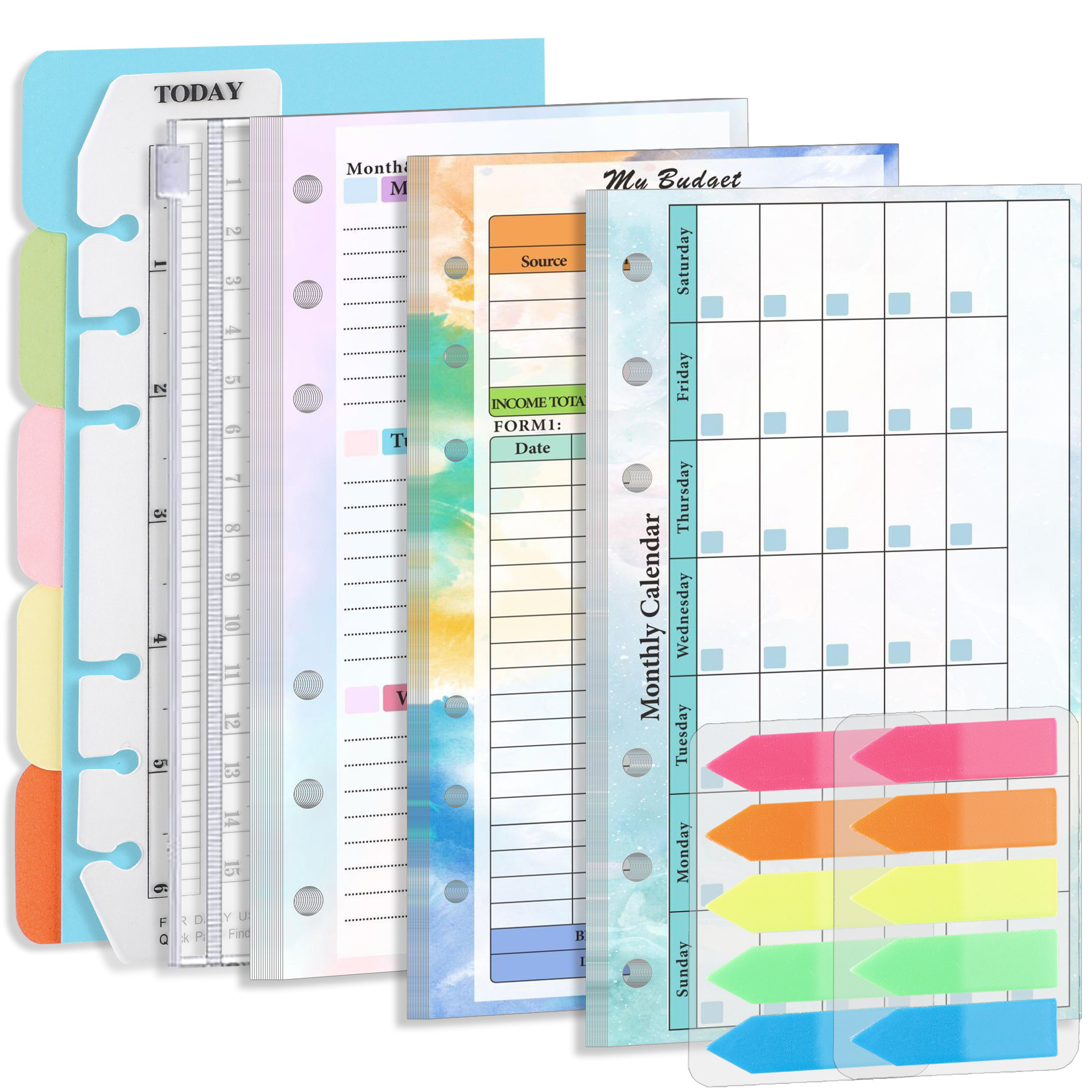 2026 NEW A6 Loose Leaf Noteboo - đánh giá và giá Planner Weekly Budget