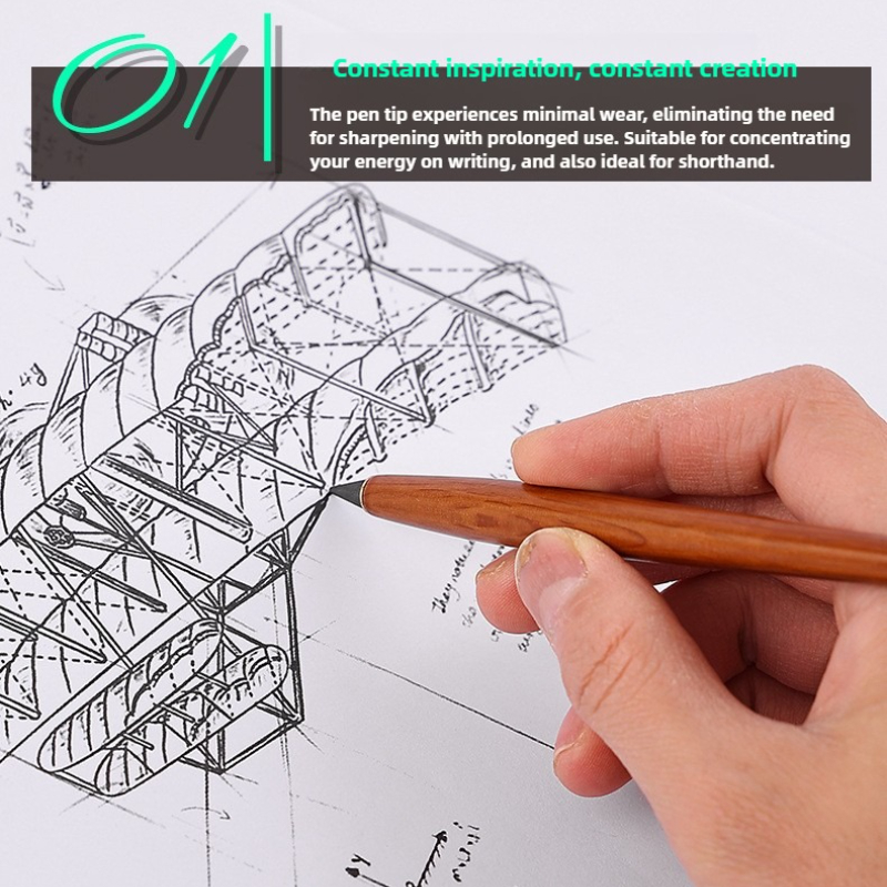 Wooden Eternal Pencil No Sharp - đánh giá và giá Stationery Office