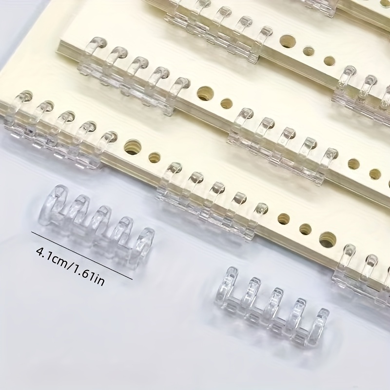 10Pcs 5-Ring Binding Spines Sn - đánh giá và giá Binding Comb Plastic