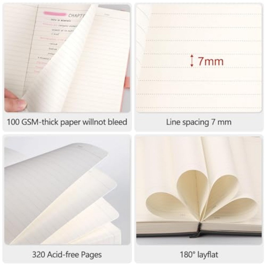 Thick Journal Lined Notebook - - đánh giá và giá Journal Leather Hardcover