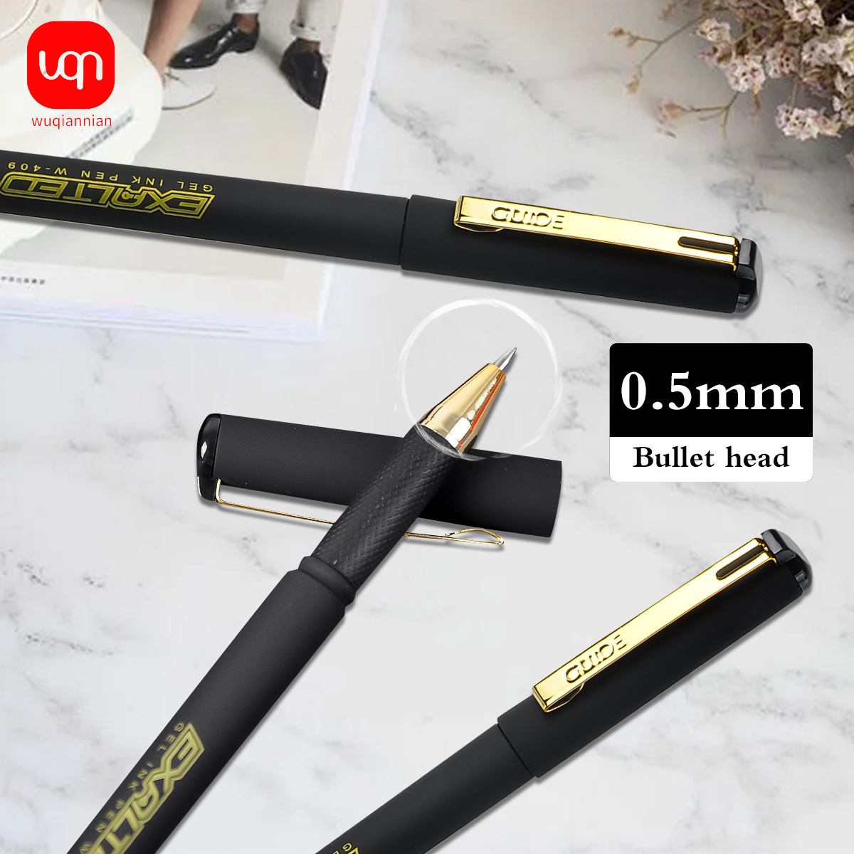 WQN-4/8/12pcs Simple Black Gel - đánh giá và giá Office Stationery Supply Business