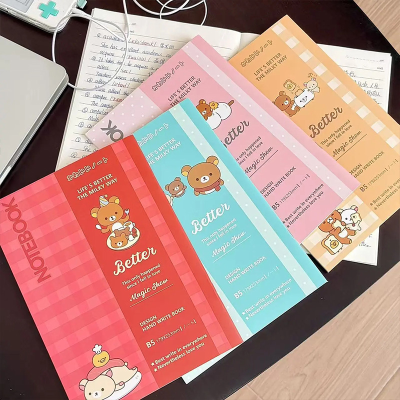 New Retro Cute Rilakkuma B5 Si - đánh giá và giá Stationery Office