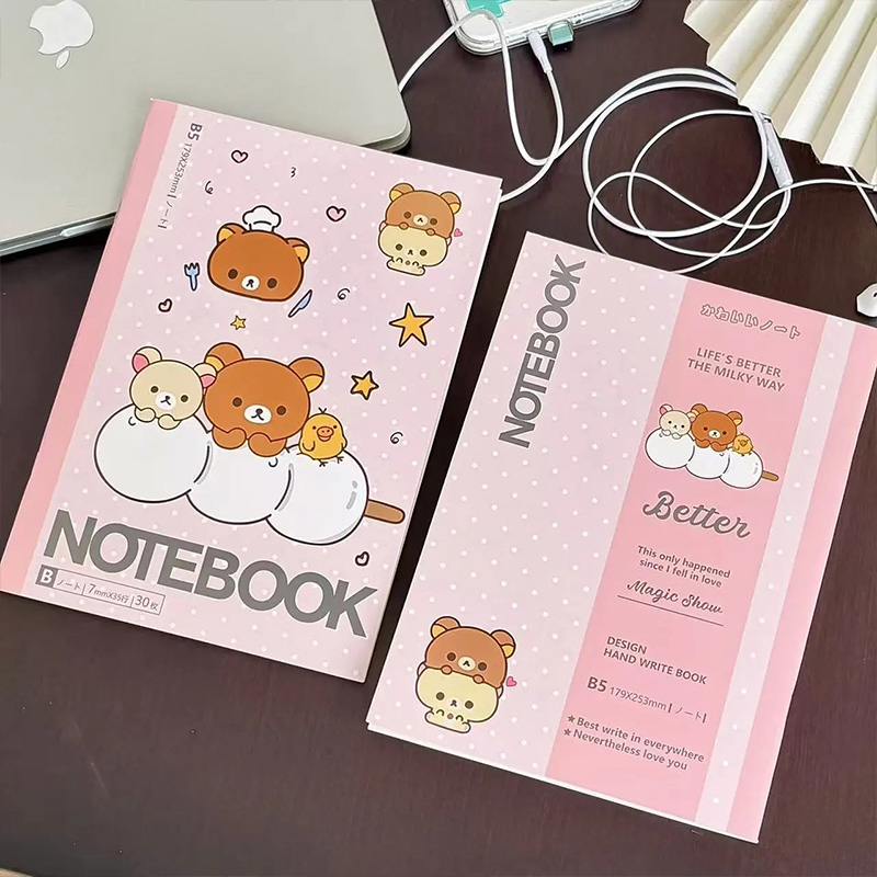 New Retro Cute Rilakkuma B5 Si - đánh giá và giá Stationery Office