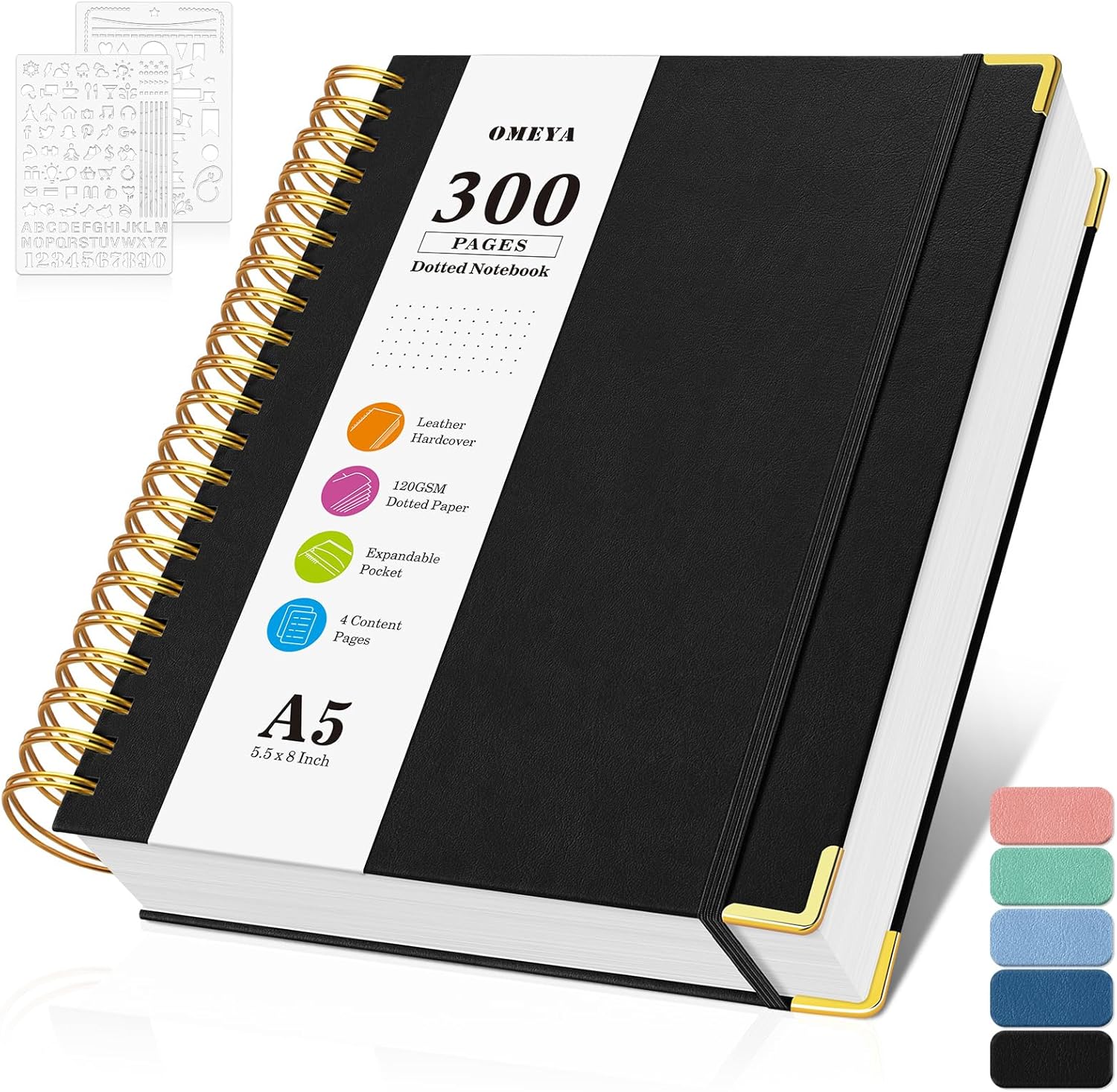 A5 Dotted Journal Spiral Noteb - đánh giá và giá Notebook Dotted A5