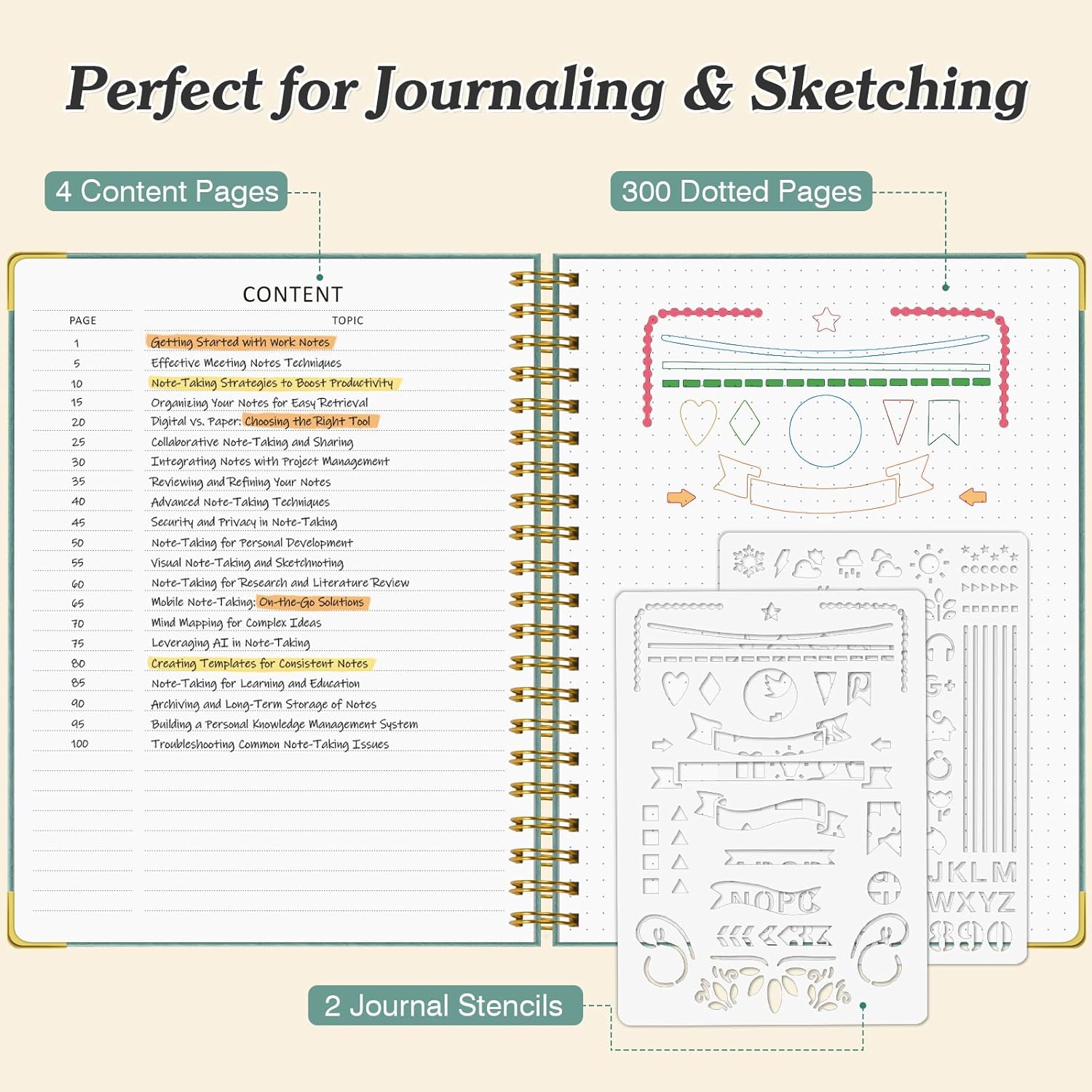A5 Dotted Journal Spiral Noteb - đánh giá và giá Notebook Dotted A5