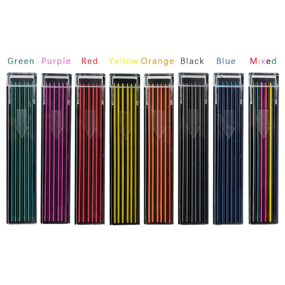 12PCS/Box 2.0mm HB Multi-color - đánh giá và giá Mechanical Pencil Lead