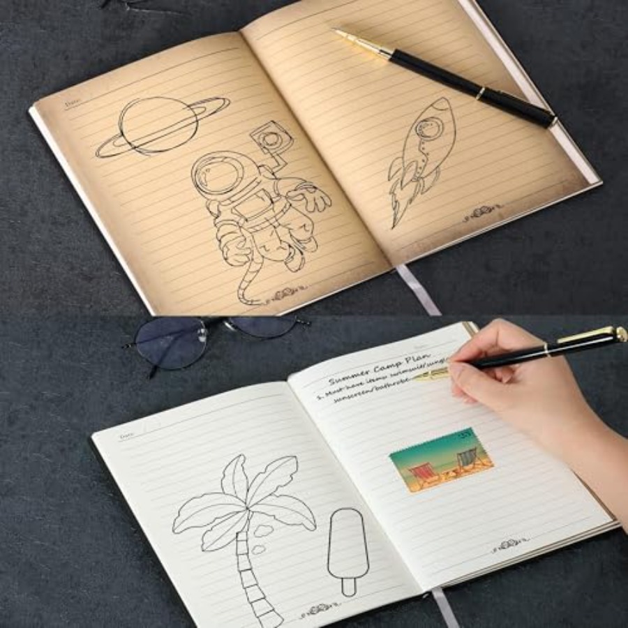 Vintage Skull Embossed Leather - đánh giá và giá Journal Leather Hardcover