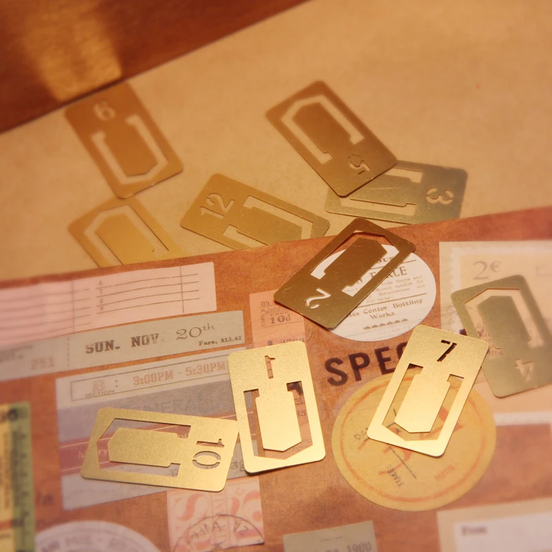 12 Pcs/lot Vintage Copper Book - đánh giá và giá Stationery Office And School Supply Stores