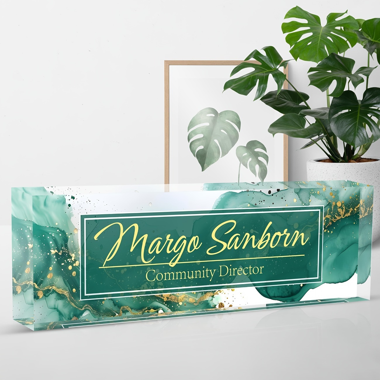 Custom Acrylic Desk Name Plate - đánh giá và giá Desk Name Plate