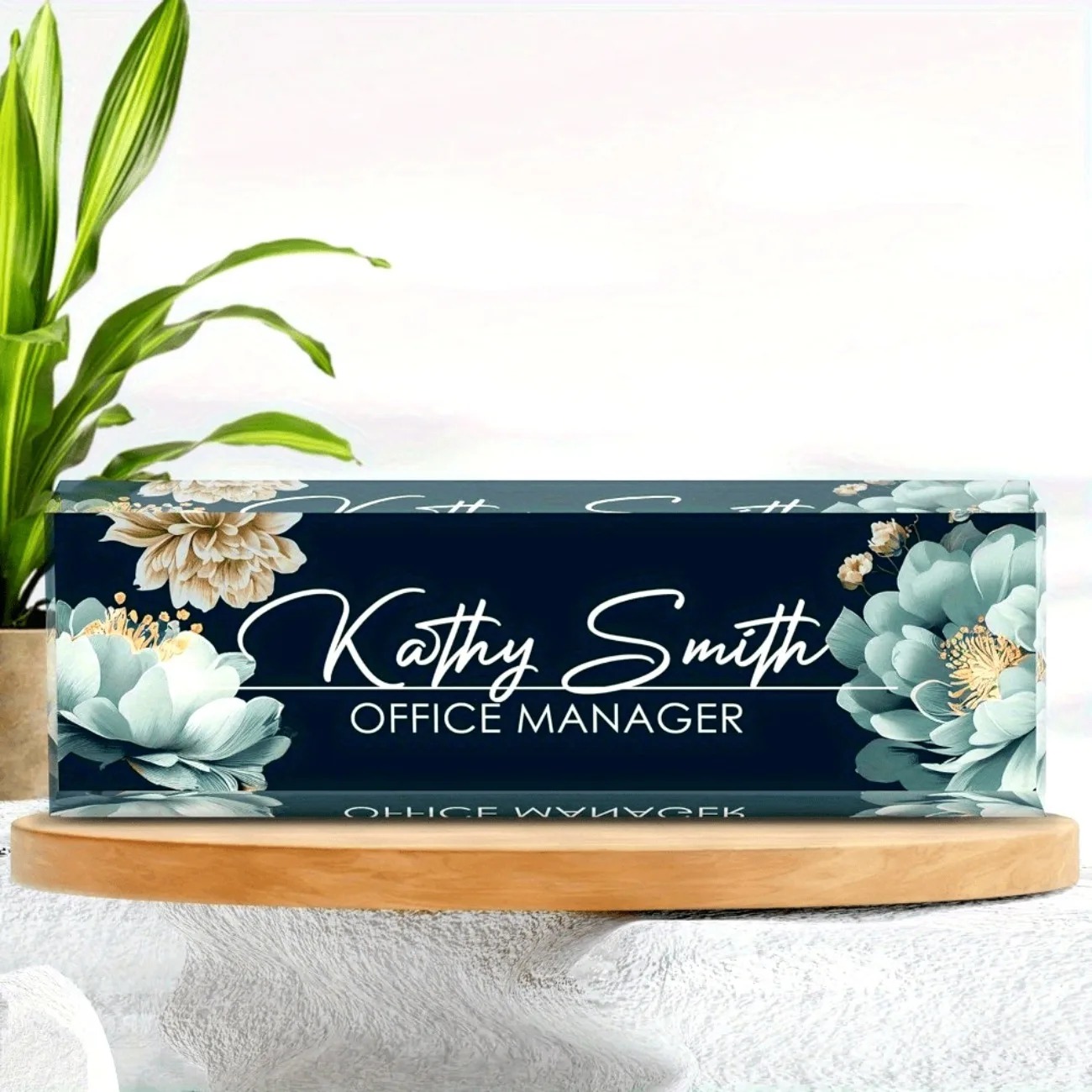 Custom Personalized Acrylic De - đánh giá và giá Desk Name Plate