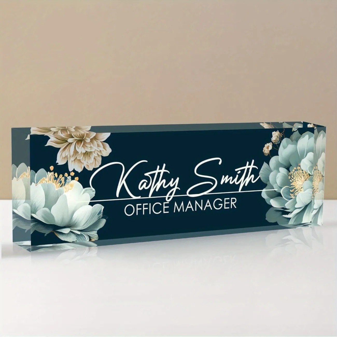 Custom Personalized Acrylic De - đánh giá và giá Desk Name Plate