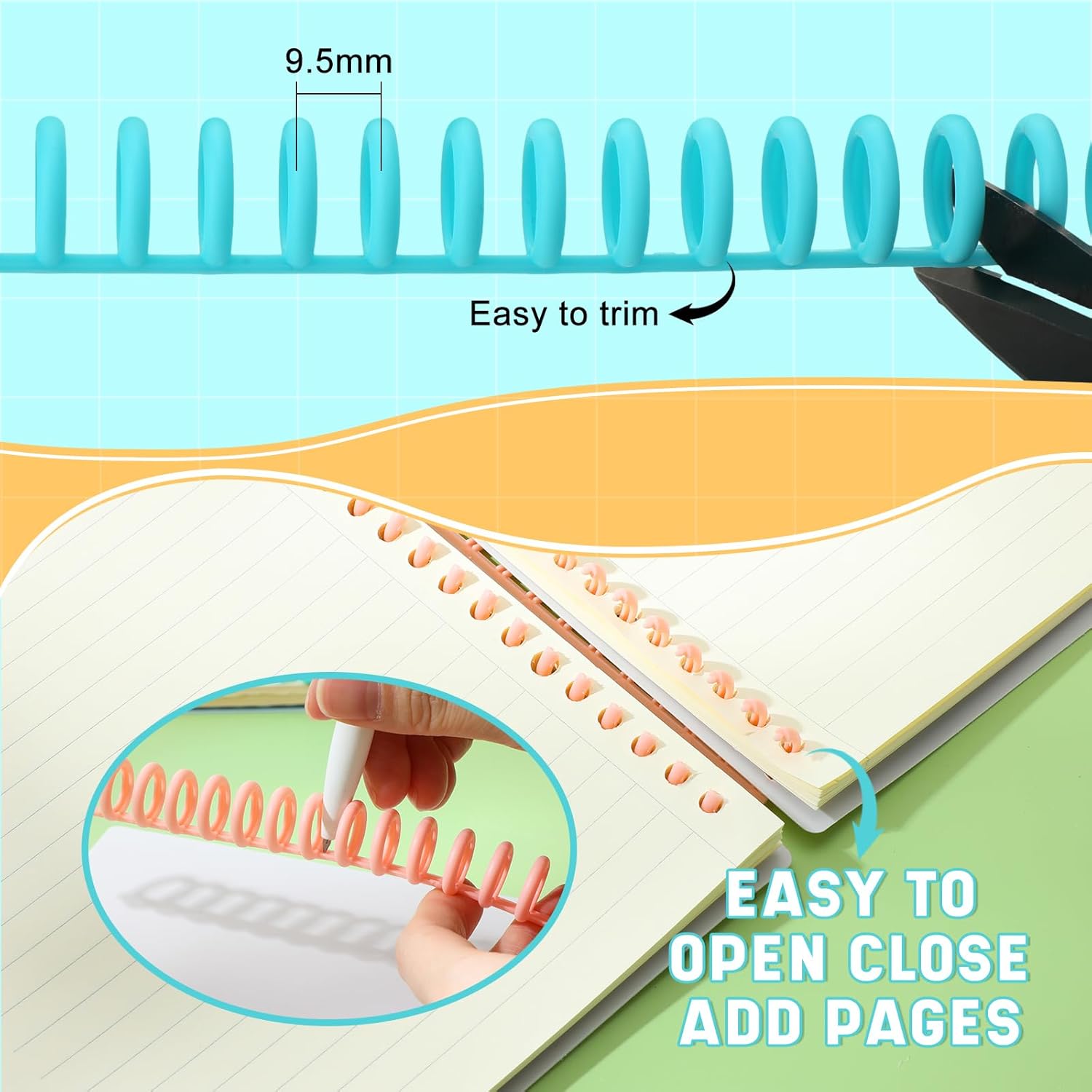 50 Pcs Comb Binding Spines 1/2 - đánh giá và giá Binding Comb Plastic