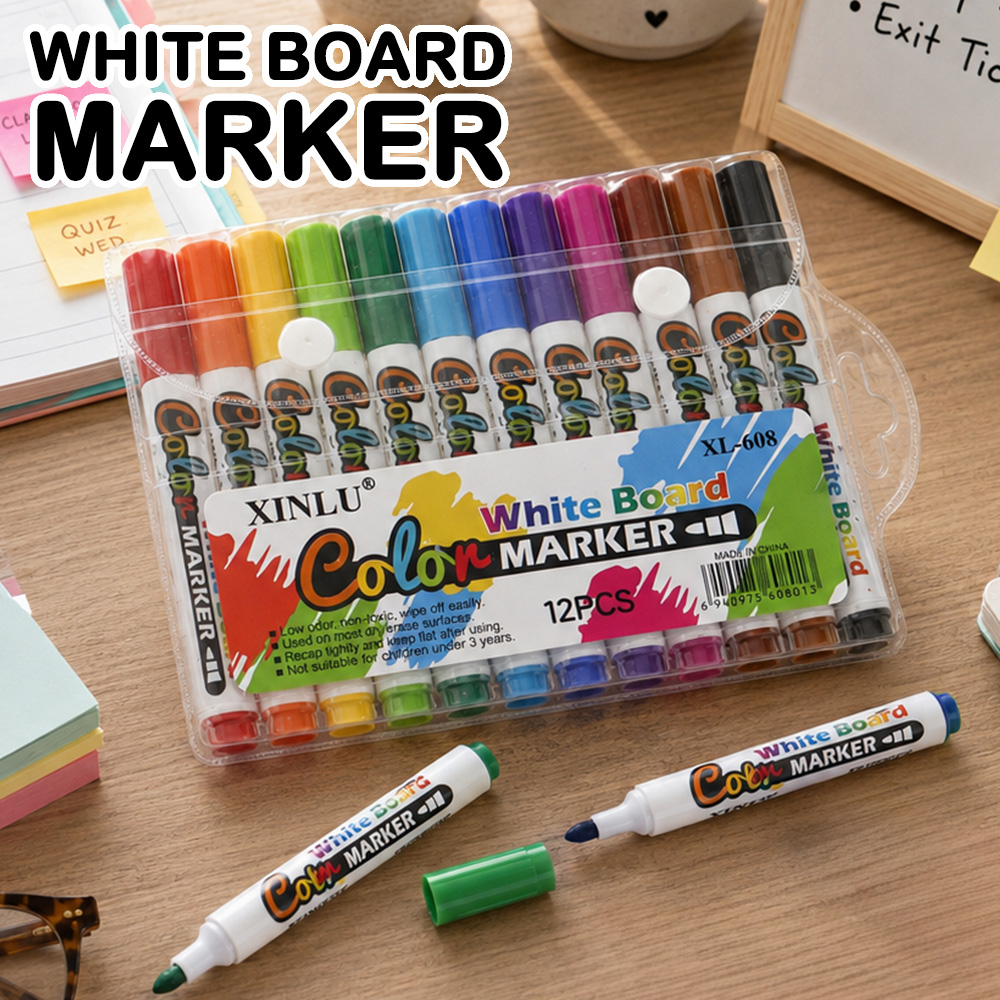 12 Colors Erase Whiteboard Mar - đánh giá và giá Whiteboard Marker Set