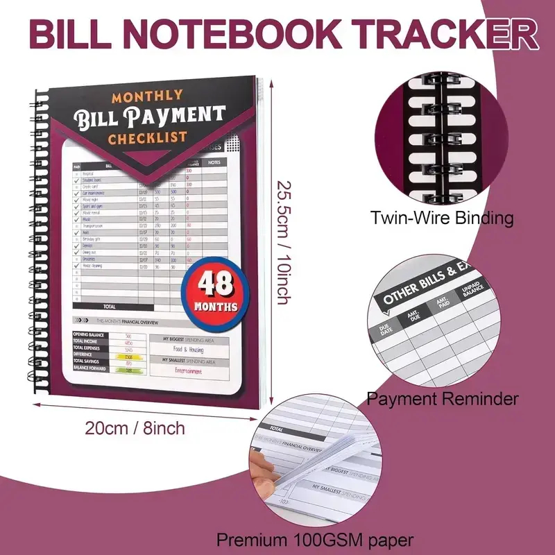 ADHD A4 Planner Notebook, Dura - đánh giá và giá Planner Weekly Budget