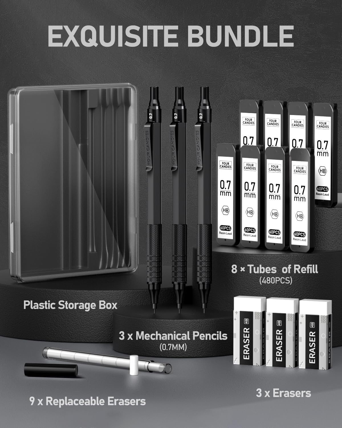 Premium 0.7mm Mechanical Penci - đánh giá và giá Mechanical Pencil Lead
