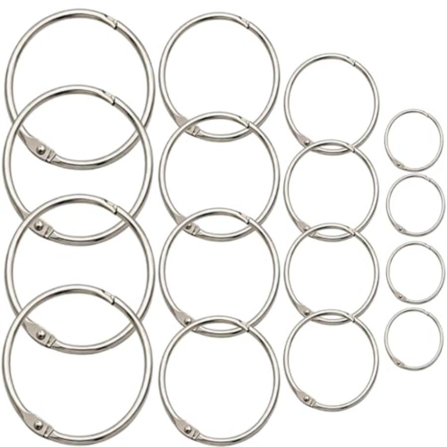 12 Pack Binder Rings, 1 2 3 4  - đánh giá và giá Binding Comb Plastic