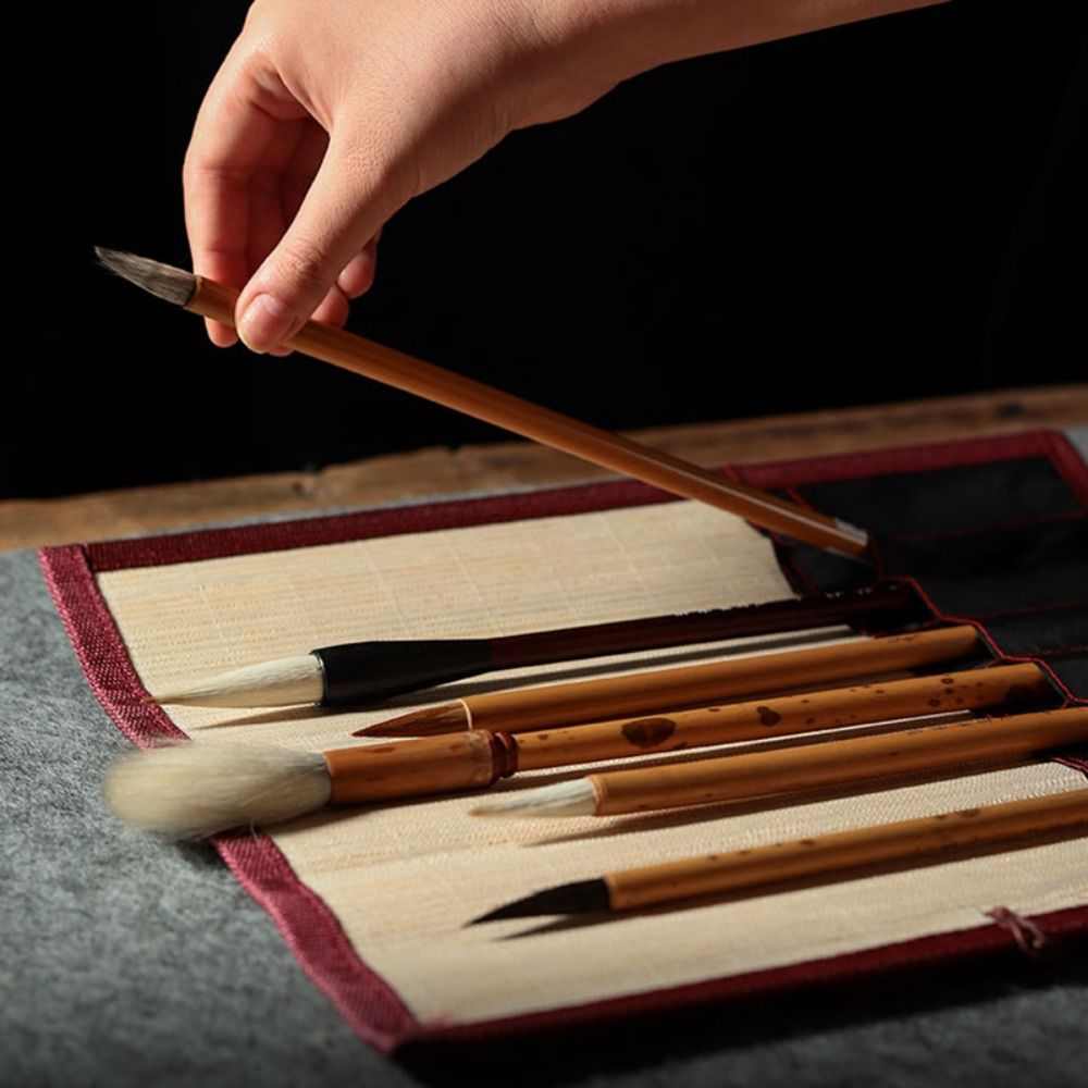 Retro Chinese style Painting B - đánh giá và giá Pen Pouch Roll