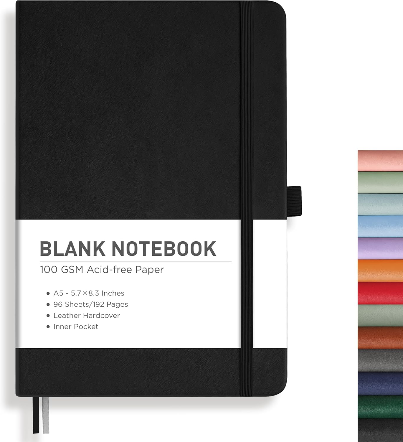Blank Journal Notebook, A5 Med - đánh giá và giá Journal Leather Hardcover