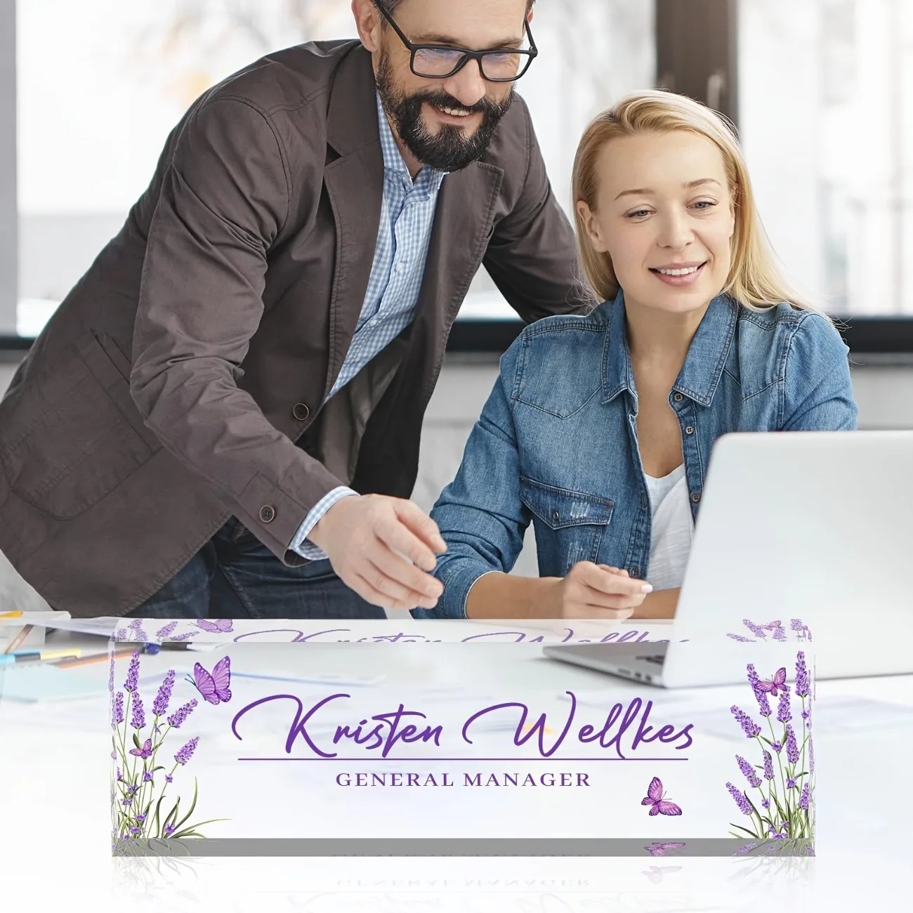 Custom Personalized Acrylic De - đánh giá và giá Desk Name Plate