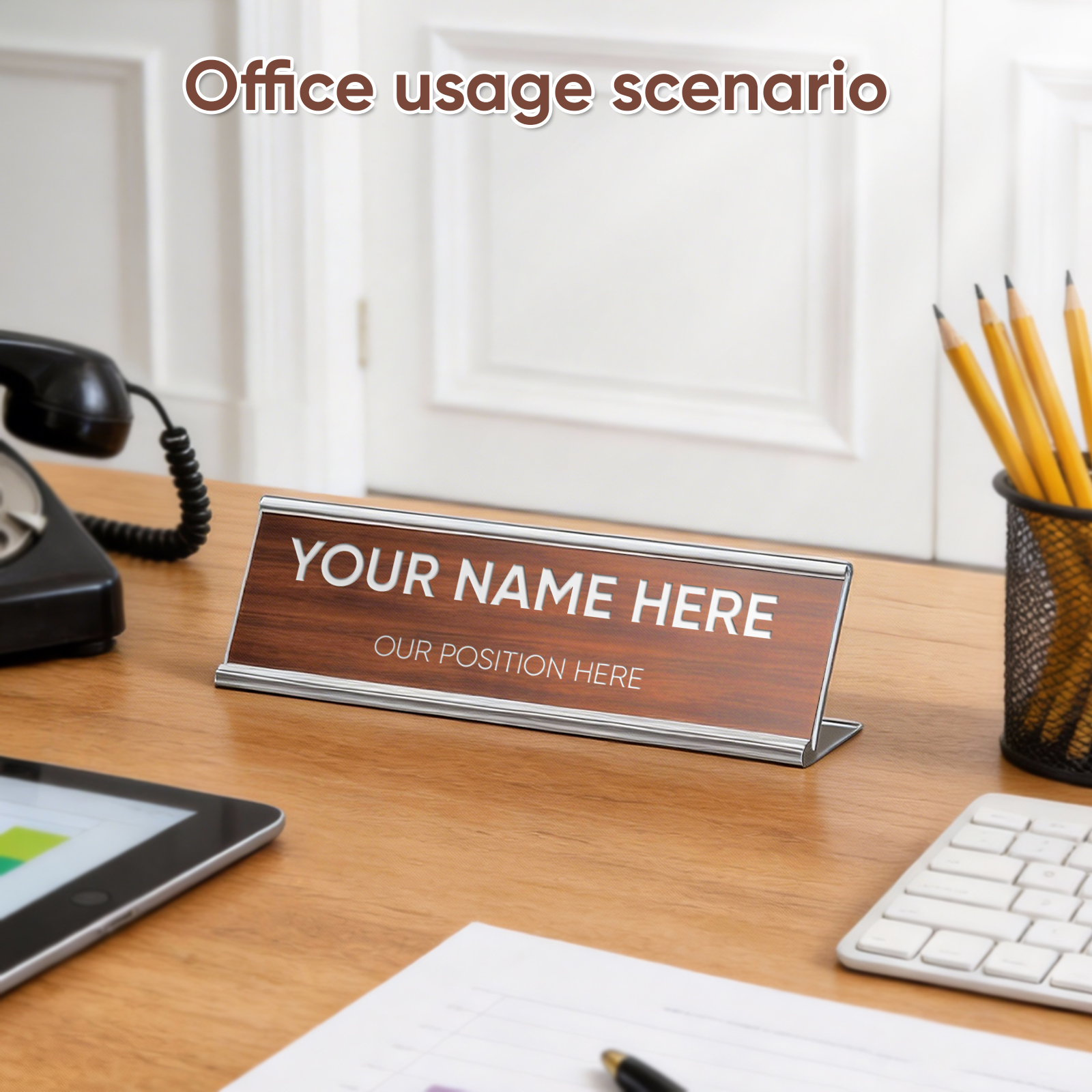 Free Personalized Custom Offic - đánh giá và giá Desk Name Plate