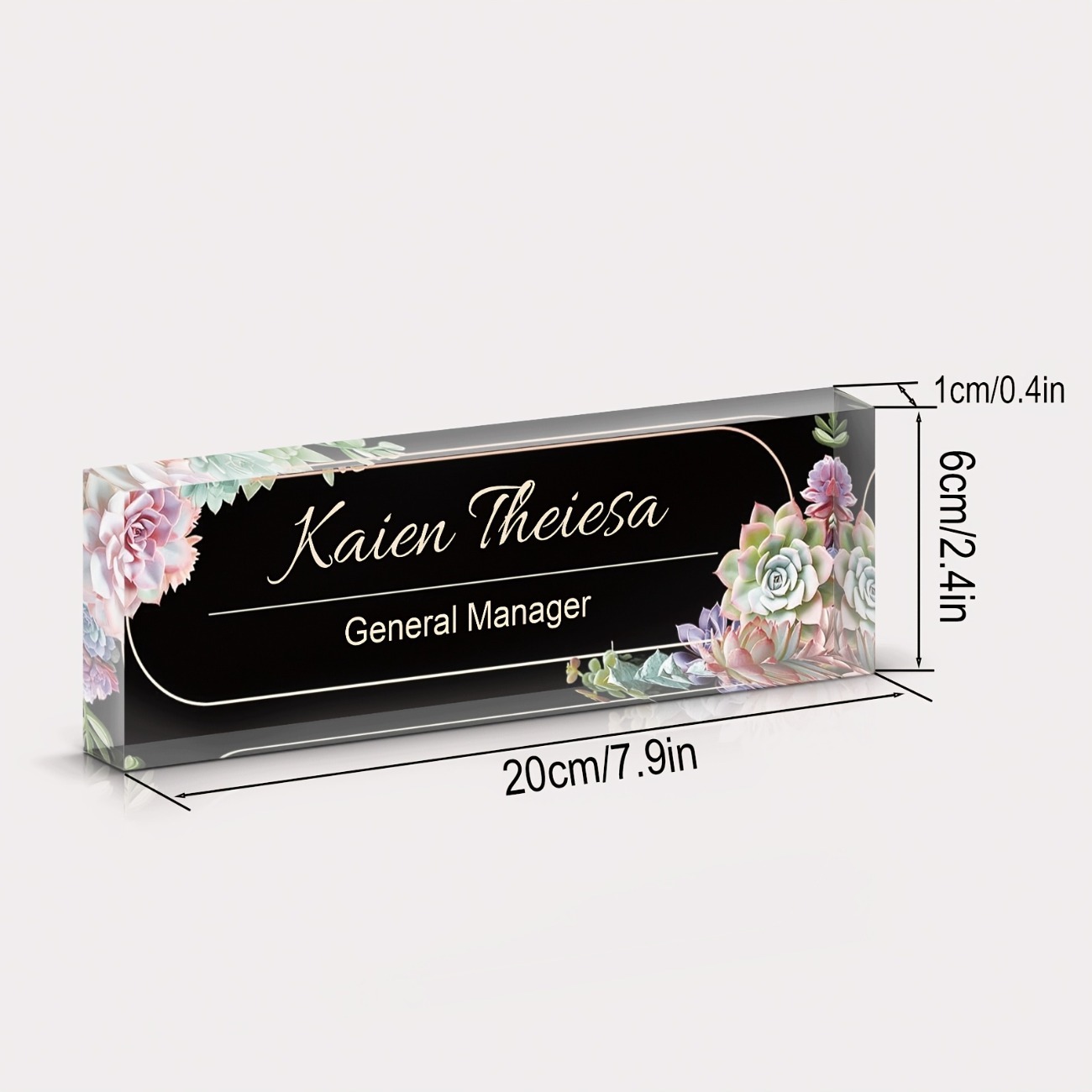 Custom Acrylic Desk Name Plate - đánh giá và giá Desk Name Plate