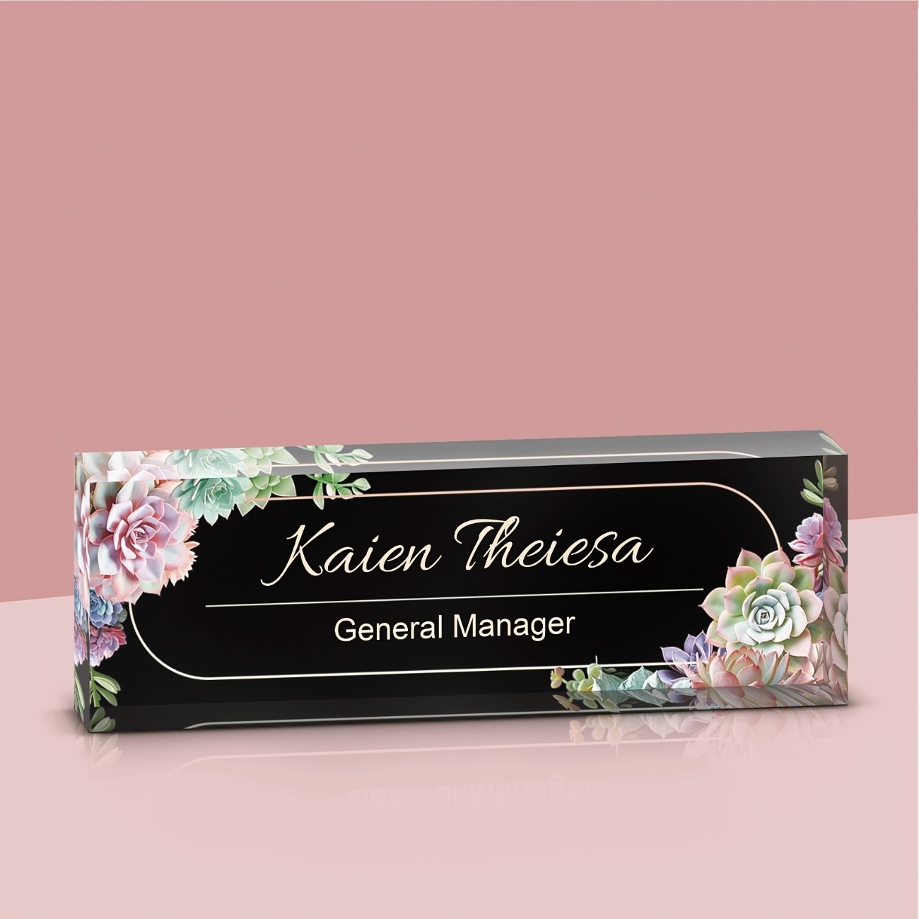 Custom Acrylic Desk Name Plate - đánh giá và giá Desk Name Plate
