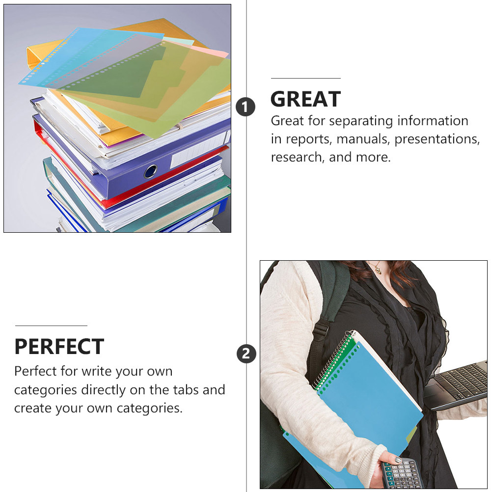 12Sets Colorful Index Dividers - đánh giá và giá Index Tab Divider