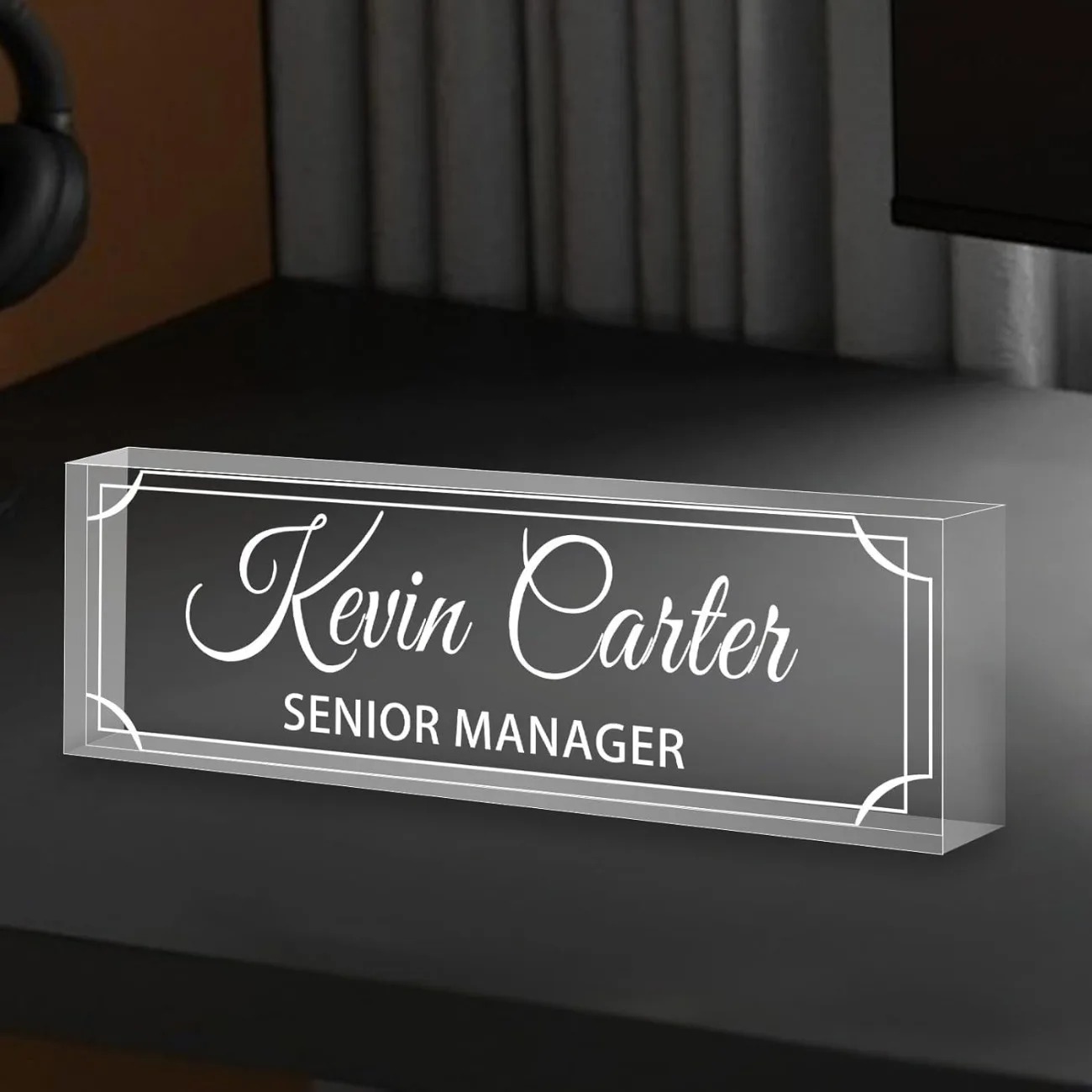 Personalized Acrylic Desk Name - đánh giá và giá Desk Name Plate