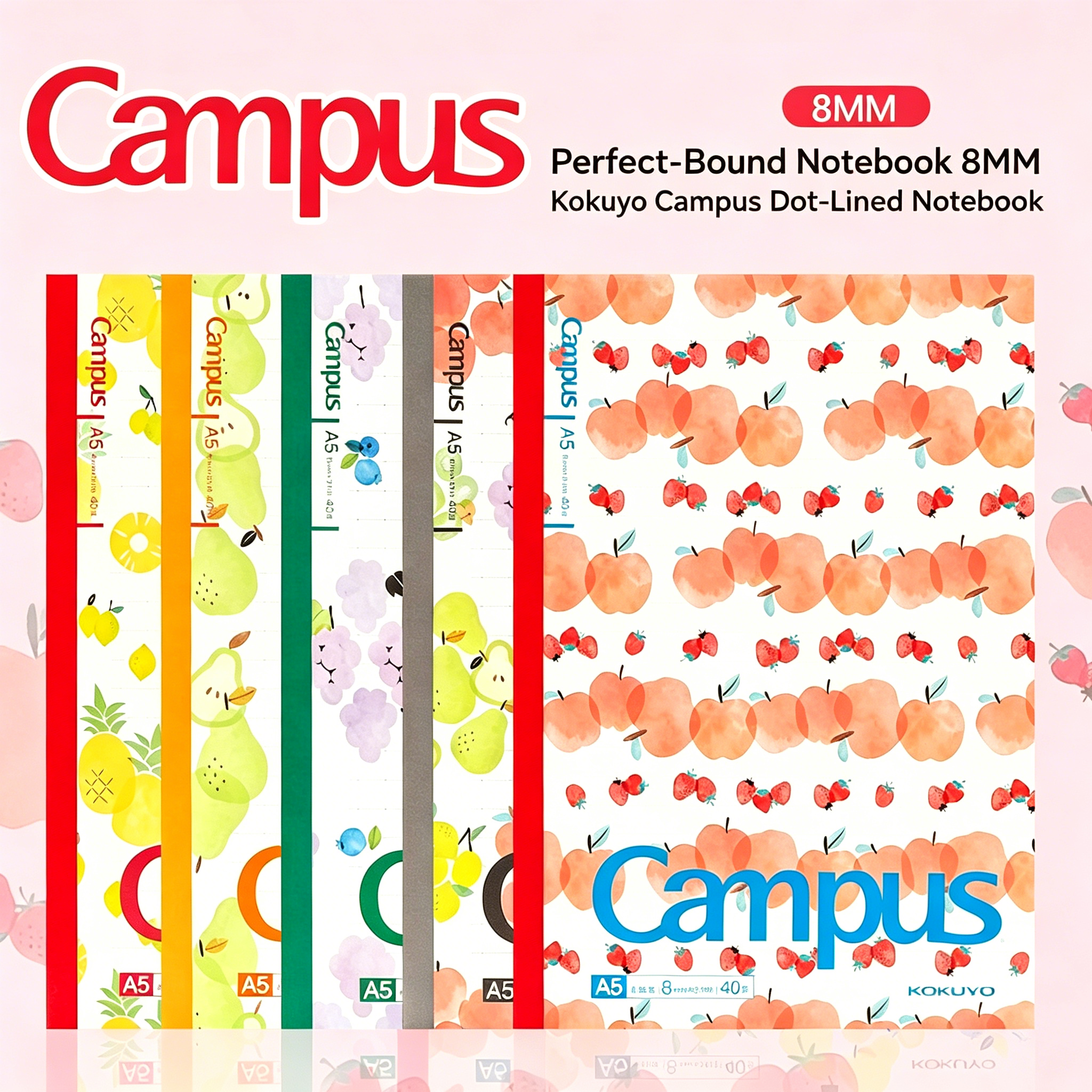 KOKUYO Campus A5 Notebook, 8mm - đánh giá và giá Notebook Dotted A5