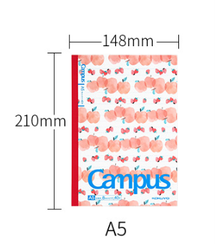 KOKUYO Campus A5 Notebook, 8mm - đánh giá và giá Notebook Dotted A5