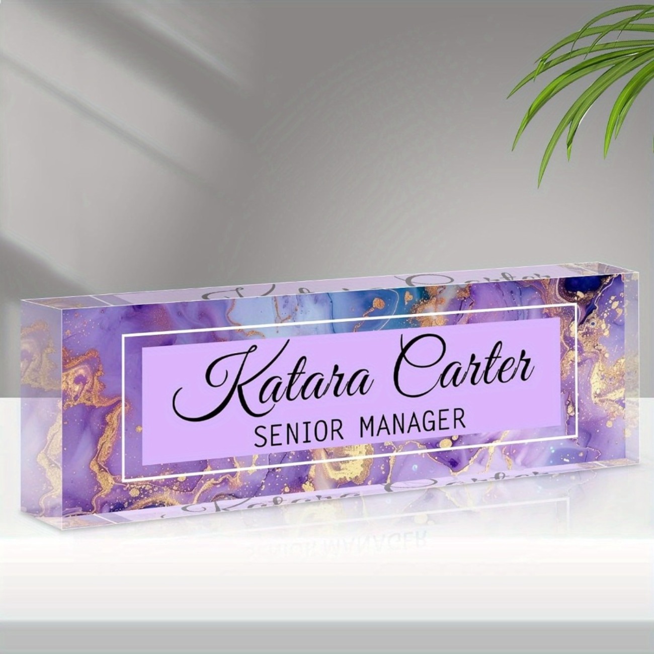 Custom Acrylic Desk Name Plate - đánh giá và giá Desk Name Plate