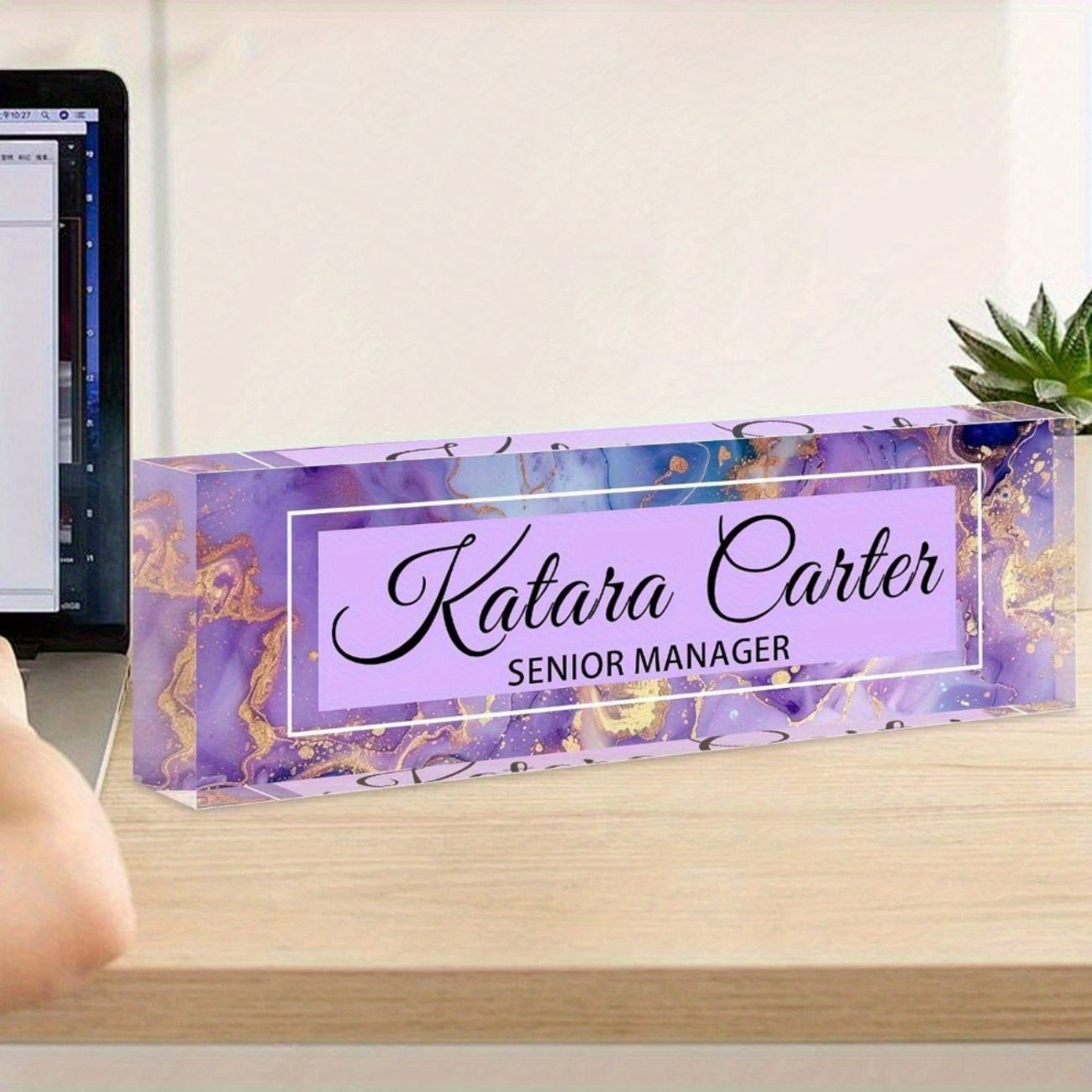 Custom Acrylic Desk Name Plate - đánh giá và giá Desk Name Plate