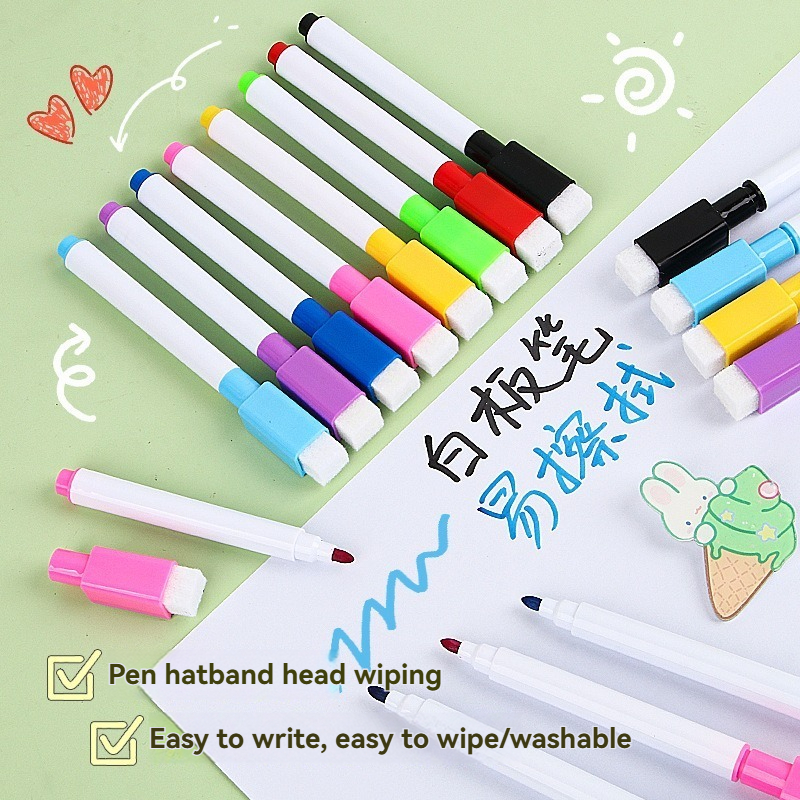 5/100Pcs Washable Dry Erase Wh - đánh giá và giá Whiteboard Marker Set