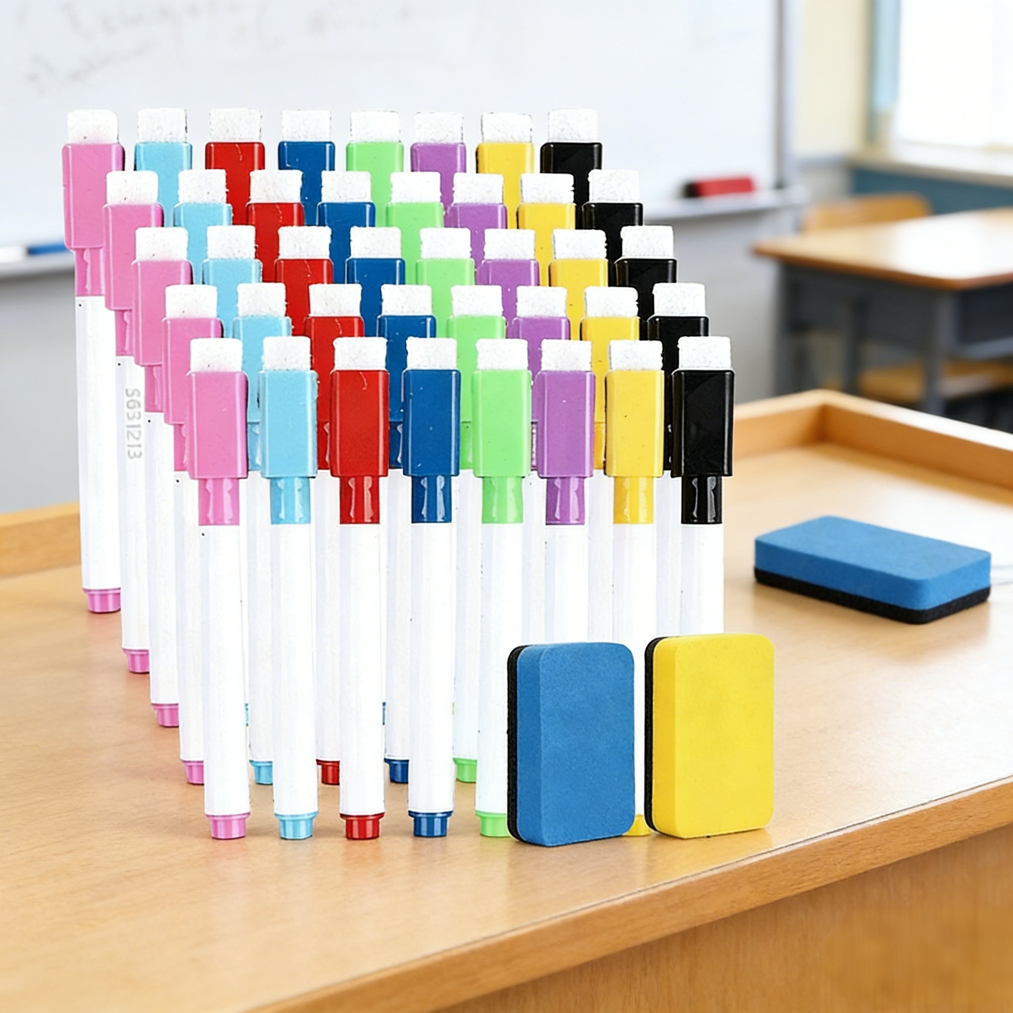 5/100Pcs Washable Dry Erase Wh - đánh giá và giá Whiteboard Marker Set