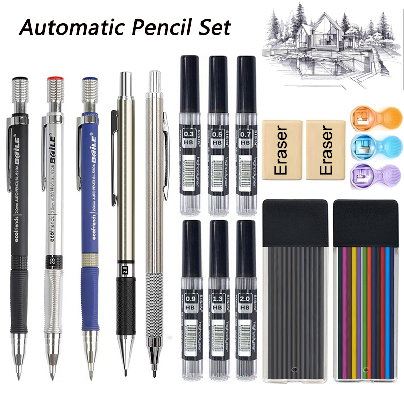 Anti Slip Mechanical Pencil Se - đánh giá và giá Mechanical Pencil Lead