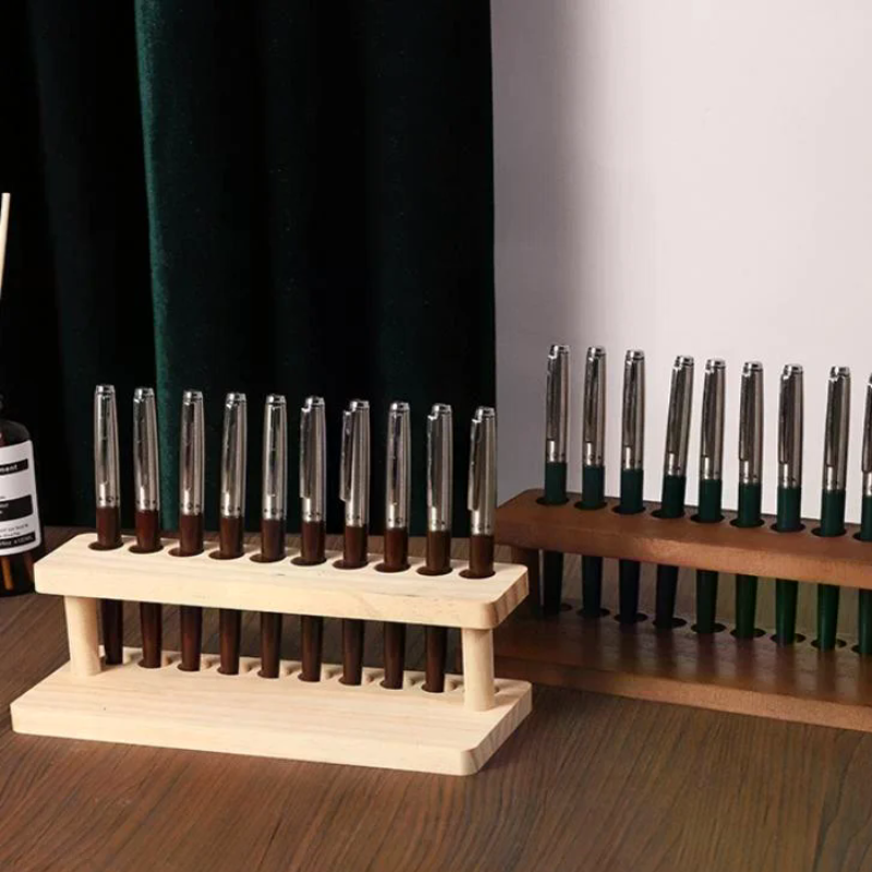 Walnut Wood Test Tube Rack Mul - đánh giá và giá Stationery Office