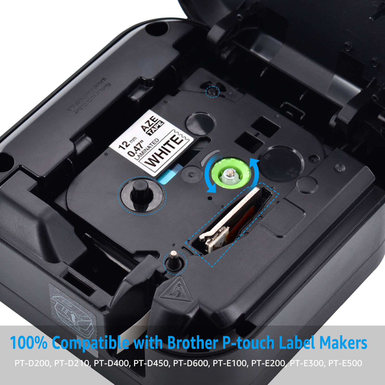 7PK 6/9/12/18/24mm TZ-231 Flex - đánh giá và giá Label Printer Tape