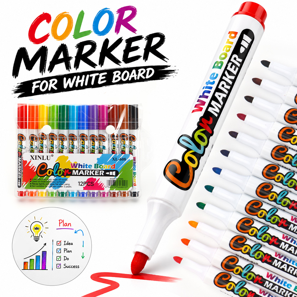 12 Colors Whiteboard Marker Se - đánh giá và giá Whiteboard Marker Set