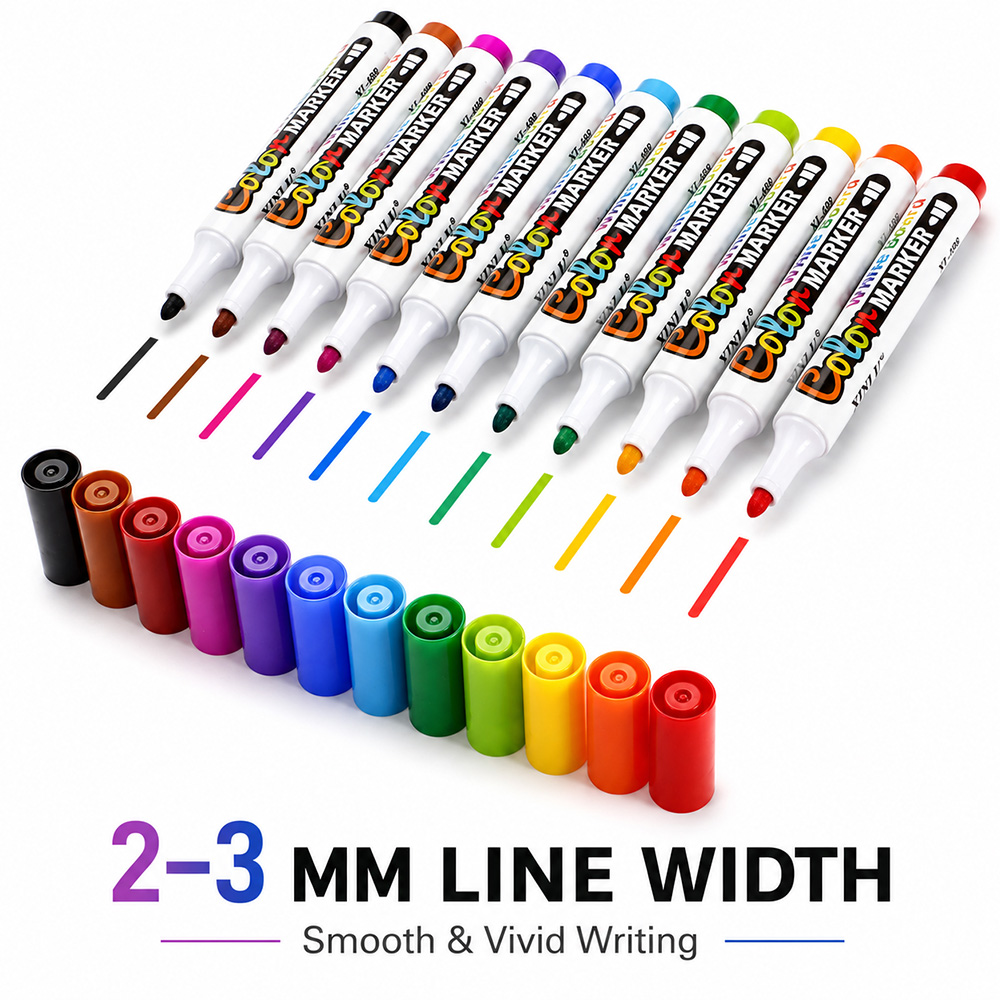 12 Colors Whiteboard Marker Se - đánh giá và giá Whiteboard Marker Set
