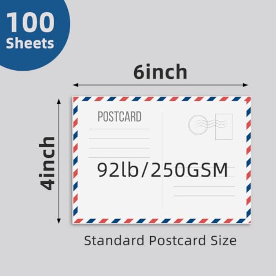 100 Pack 4x6 White Cardstock P - đánh giá và giá Cardstock Paper Pack